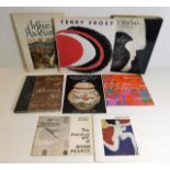 A selection of art books including Terry Frost, Ar