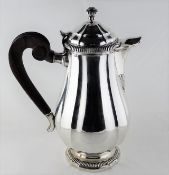 A French Puiforcat silver coffee pot approx. 800g