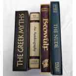 Four Folio Society books with sleeves including Be