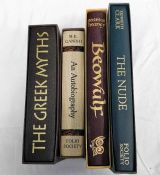 Four Folio Society books with sleeves including Be