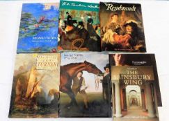 Seven art books including JMW Turner & Monet