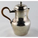 A French 0.950 silver hot chocolate pot approx. 18