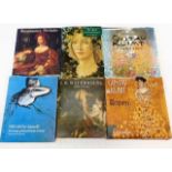 Six art books including J. W. Waterhouse, Degas, G
