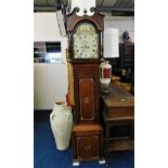 A c.1800 George III long case clock maker R. Drake