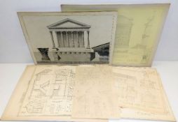 A portfolio of architectural drawings by Graham E.