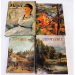 Four art books including Constable (2), Manet & Ce