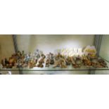 A large quantity of Wade whimsy figures including