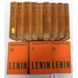 Twelve volumes of selected works by Lenin by Lawre