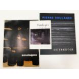 Three books relating to artist Pierre Soulages