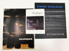 Three books relating to artist Pierre Soulages