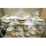 A Royal Doulton dinner service including tea & cof