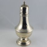 A silver sugar sifter with loaded base approx. 201