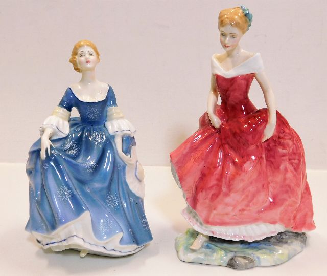 A Royal Doulton Summer's Day HN3378 figure twinned