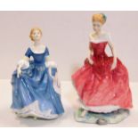 A Royal Doulton Summer's Day HN3378 figure twinned