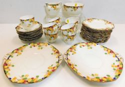 A quantity of approx. 37 pieces of Royal Doulton H