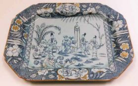 A 19thC. Masons ironstone Nangpo pattern meat dish