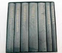 A Folio Society cased set of seven Charlotte Bront