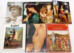 Seven art books relating to Raphael & the Pre-Raph