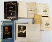 Six books, four relating to Shakespeare including