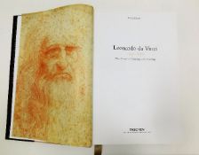 A large coffee table book Leonardo Da Vinci 1452-1