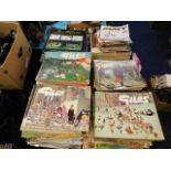 A large quantity of Giles books including 1950's