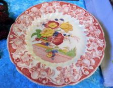 Six Royal Doulton floral dinner plates