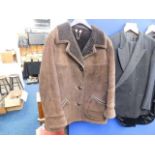 A size 18 Baily's of Glastonbury sheepskin coat