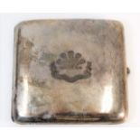 A silver cigarette case 117g