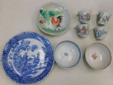 A quantity of mixed Chinese porcelain, some 19thC,