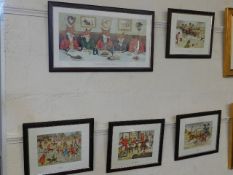 Five framed Harry Neilson prints