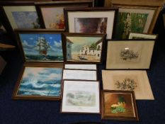 A quantity of mixed prints & pictures