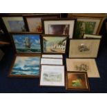 A quantity of mixed prints & pictures