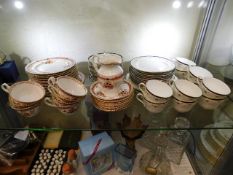 Two part tea ware sets including 39 pieces of Heat