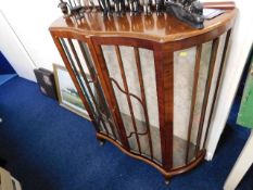 A glazed display cabinet