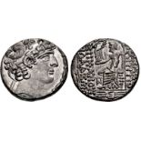 SELEUCIS and PIERIA, Antioch. temp. Gaius Cassius Longinus. AR Tetradrachm (26mm, 15.58 g, 12h).