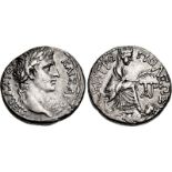 CILICIA, Tarsus. Augustus. 27 BC-AD 14. AR Tetradrachm (27mm, 15.17 g, 12h). Struck circa 1 BC-AD