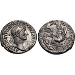 CILICIA, Tarsus. Hadrian. AD 117-138. AR Tridrachm (26mm, 10.26 g, 12h). AYT KAI ?E TP ?AP YI ?E NEP