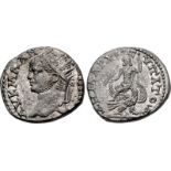 CYRRHESTICA, Cyrrhus. Caracalla. AD 198-217. AR Tetradrachm (25mm, 13.24 g, 1h). Struck AD 215-