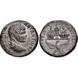 CYRRHESTICA, Hierapolis. Caracalla. AD 198-217. AR Tetradrachm (25mm, 10.58 g, 12h). Struck AD 215-