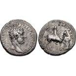 CILICIA, Seleucia ad Calycadnum. Hadrian. AD 117-138. AR Tridrachm (24mm, 9.37 g, 6h). AYT KAI ?E