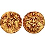 INDIA, Gupta Empire. First Dynasty. Chandragupta II Vikramaditya. Circa AD 380-413. AV Dinar (