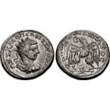 CYRRHESTICA, Cyrrhus. Diadumenian. As Caesar, AD 217-218. AR Tetradrachm (26mm, 12.54 g, 12h). AVT K