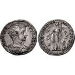 CILICIA, Seleucia ad Calycadnum. Geta. As Caesar, AD 198-209. AR Tridrachm (24mm, 8.63 g, 6h). ?