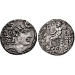 SELEUCIS and PIERIA, Antioch. temp. Octavian. AR Tetradrachm (25mm, 15.24 g, 12h). In the name and