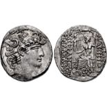 SELEUCIS and PIERIA, Antioch. Gaius Cassius Longinus. 53-51 BC. AR Tetradrachm (26mm, 15.07 g, 12h).