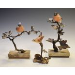 Two Albany Fine China limited edition bird figures - Chaffinch No.328/500 and Bullfinch No.458/