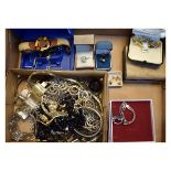 Various costume jewellery and watches Condition: