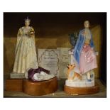 Two Royal Doulton limited edition figures - Queen Elizabeth II HN.3436, commemorating the 40th