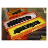 Model Railway - Triang/Hornby OO gauge - Evening Star 2-10-0 locomotive and tender, together with