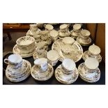 Large collection of Wedgwood 'Hathaway Rose' pattern tea and dinner wares to include; cups, saucers,